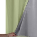 Ver imagem 2 de Cortina Pvc Blackout Corta Luz 280X180 Coleção Nova Admirare Cor: Concreto