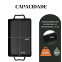 Ver imagem 4 de Assadeira Retangular 45x30x4,5cm 4,2l Artesanal – Panela Mineira®