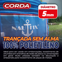 Ver imagem 2 de Corda Trançada Pe Virgem S/alma C/aprox. 308 Metros - Azul 5mm