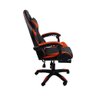Kit 2 Cadeiras Gamer Stillus Ergonômica com Apoio para Os Pés Vermelho - 4