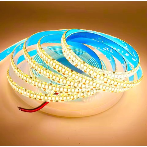 Fita Led 3528 240 Led's Ip65 12v 18w 5 Metros Branco Quente
