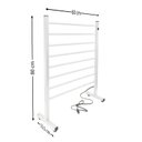 Ver imagem 5 de Toalheiro Térmico Alumínio Portátil 8 Barras Clássico Bivolt