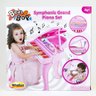 Brinquedo Infantil Instrumento Musical Piano Sinfonia Com Microfone Gravador Com Sons Demo Winfun -  - 8