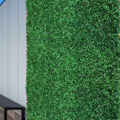 21 Placas Jardim Vertical Artificial Amendoim Decoração Comercial e Residencial Ambientes Internos