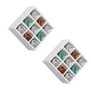 Ver imagem 1 de Kit 02 Nichos Porta Toalhas 09 Lugares 40x40cm Branco