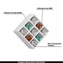 Ver imagem 2 de Kit 02 Nichos Porta Toalhas 09 Lugares 40x40cm Branco