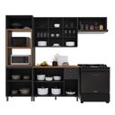 Ver imagem 4 de Cozinha Compacta Bariloche 12 Portas 2 Gavetas com Tampo 100% MDF Chumbo - Indékes