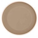 Ver imagem 1 de Prato Raso Melamina Class Bege 27cm Cozinha Servir Sobremesa Jantar Almoço Wolff