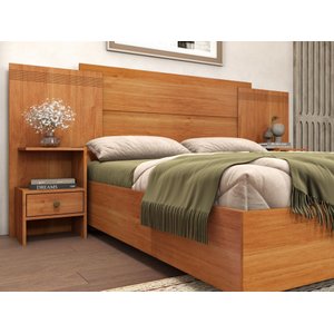 Cabeceira Casal Dacar com Criados Tcil Cinamomo