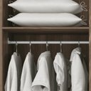 Ver imagem 7 de Guarda Roupa Casal 8 Portas 4 Gavetas com Espelho e Pés Master Vip