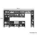 Ver imagem 3 de Cozinha Modulada Completa Divina 9 Peças 3 Aéreos + 2 Balcões+ 2 Paneleiros + 2 Complementos