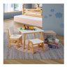 Conjunto Infantil com Mesa 60x60cm 1 Cadeira 1 Banco Pooh Irmãos Hinke - 1