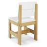 Conjunto Infantil com Mesa 60x60cm 1 Cadeira 1 Banco Pooh Irmãos Hinke - 8