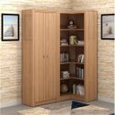 Ver mais imagens de Kit 2 Armários para Escritório com Armário Fechado e Armário de Canto ME4105 e ME4132