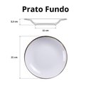 Ver imagem 6 de Jogo de Jantar Canyon Porcelana Decorada 40 Peças Tramontina