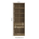 Ver imagem 2 de Guarda Roupa Closet Modulado Componível 2 portas 80cm Modulado Adapt N535 Kappesberg