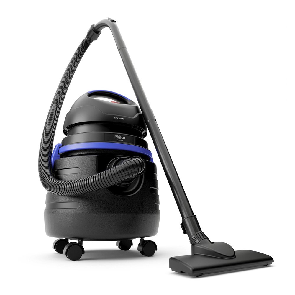 Aspirador de Pó e Água Philco Pas80 20 Litros Preto / Azul 220v 104902001 - 1