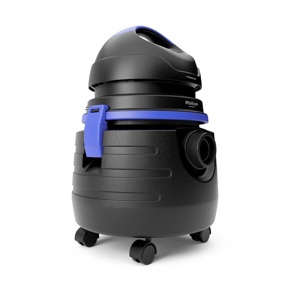 Aspirador de Pó e Água Philco Pas80 20 Litros Preto / Azul 220v 104902001 - 3