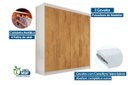 Ver imagem 5 de Guarda Roupa Solteiro 3 Gavetas e 4 Portas Nantes Off White/peroba - Europa