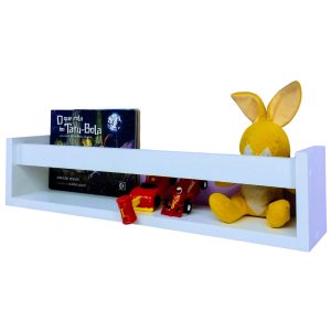 Nicho Porta Livros de Criança Estante Livreiro Infantil de Parede Kit 55cm
