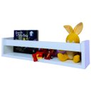 Ver imagem 1 de Nicho Porta Livros de Criança Estante Livreiro Infantil de Parede Kit 55cm