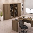 Ver imagem 4 de Kit 2 Armários para Escritório 2 Portas ME4105