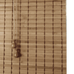 Persiana Romana Bambu Block 160larg X 220alt Natural (2 Peças) - 5