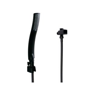 Duchinha Manual Abs Preto com Trava e Desviador Quadrado
