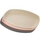 Ver imagem 2 de 6 Petisqueiras Bambu Plástico Lines Lyor Sortidas 29x18cm Retangular Travessas Frios