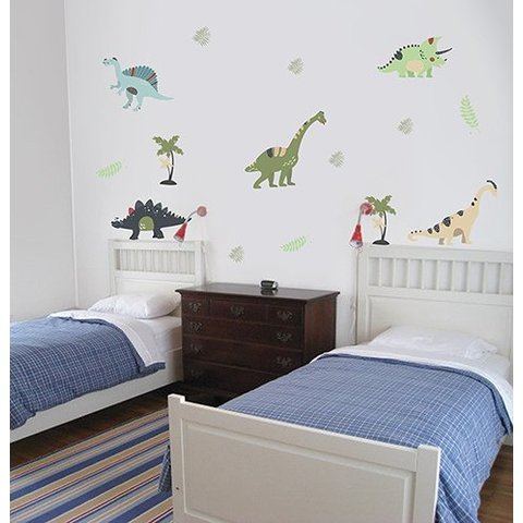 Adesivo de Parede Infantil Dinossauros Kids