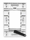 Ver imagem 4 de Placa + Suporte 4x2 3 Postos Infiniti Plus Branco Siena Mg Cor:Branco Siena