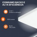 Ver imagem 7 de Plafon Led 18w Borda Infinita Quadrado Branco