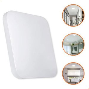 Plafon Led 18w Borda Infinita Quadrado Branco