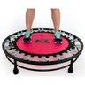 Mini Cama Elástica Rosa Jump Profissional 150 Kg + Dvd - Rosa - 1