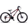 Bicicleta Aro 26 Dropp Freeride Freio a Disco 21v Câmbios Shimano - Vermelho - 1