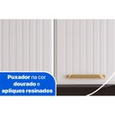 Ver imagem 5 de Cozinha Modulada Completa Diamante 3 Peças (2 Armários + 1 Paneleiro) Branco/Preto - Telasul