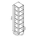 Ver imagem 3 de Closet Multi Yes com Cabideiro 2 Gavetas e 14 Prateleiras Nova Mobile