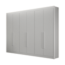 Ver imagem 2 de Guarda-roupa Casal 100% Mdf 6 Portas 6 Gavetas Diamante Leifer Móveis:branco
