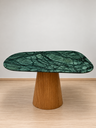 Ver imagem 1 de Mesa de Jantar Orgânica 130x80cm - Verde Guatemala - Cone Freijó