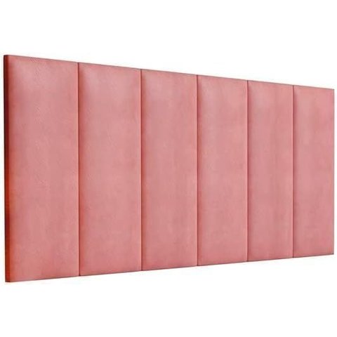 Cabeceira Painel Imperial Estofada Suspensa Queen Rosa 1,60m - Pc Móveis