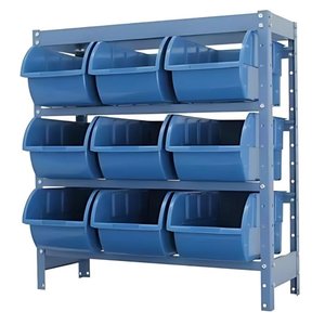 Estante Porta Componentes com 9 Caixas Azul Ne9/7a - Nocram