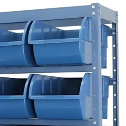 Estante Porta Componentes com 9 Caixas Azul Ne9/7a - Nocram - 2