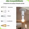 Sensor Presença Lâmpada E27: Ativo com Movimento 360º - 2