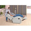 Ver imagem 1 de Poltrona Cadeira Imperial Zero Wall Reclinável com Assento de Elevação Corano Gelo 308 Império