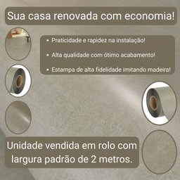 Piso Vinílico em Manta Liso Fosco Antiderrapante Pvc 0,70mm 24m² Bege - 4