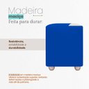 Ver imagem 7 de Kit 2 Puffs Decorativos Urban Corino para Sala Quarto Hall de Entrada Assento Extra Azul Royal
