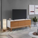 Ver imagem 2 de Rack Kappesberg 3 Portas Branco/canela 136cm