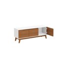 Ver mais imagens de Rack Kappesberg 3 Portas Branco/canela 136cm