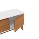 Ver imagem 7 de Rack Kappesberg 3 Portas Branco/canela 136cm