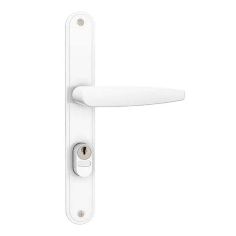 Fechadura Potrão Porta Aluminio Branca 603/03 Perfil Stam